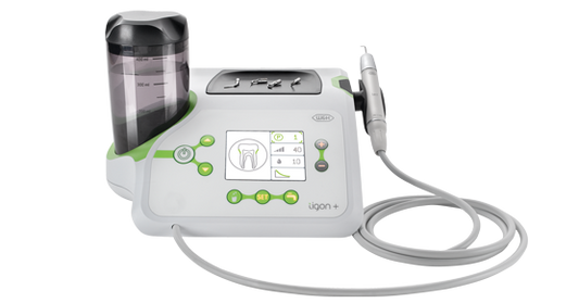 Tigon+  PA-123 -Tigon+-Includes: Tigon+ Unit, Handpiece with 5 Ring LED, Universal Tip Set (1 x 1U, 3U & 1P), Endo/Implant Tip Set (1 x 1I & 1E), tip changer, S-N1 Wireless Foot Control & Heated Water Tank---